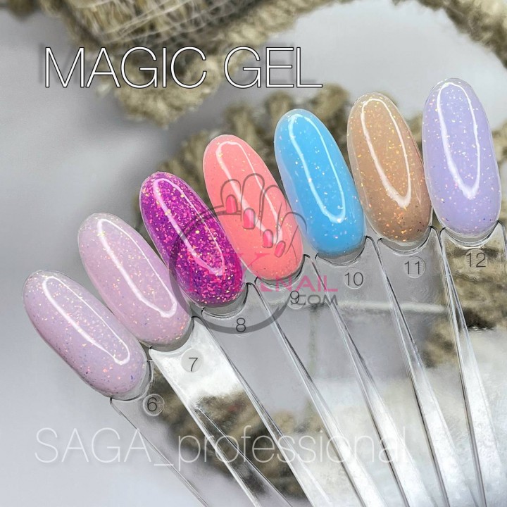 Гель Saga Builder Gel Magic №12, 15 мл